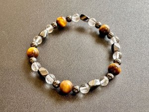 画像: 磁気がエネルギーを増幅！！仕事運・金運を強力に高める！タイガーアイ＆磁気ブレスレット