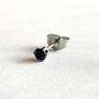 画像3: マイナスをプラスへ導く★ブラックオニキス　men's ピアス (3)