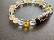 画像7: あらゆる金運を呼び込み、全ての願いを満たす！十二眼天珠ブレスレット＆ルチルクォーツAAA＆イエローシトリン＆水晶 (7)