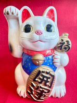 画像: 開運！BIG！金招き猫 置物　〜右手で金運を招く〜