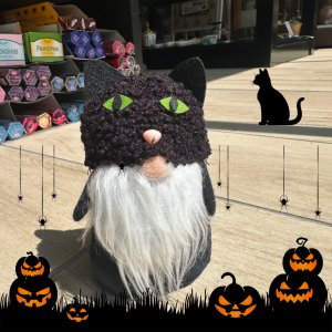 画像: 【ぬい活】お金のありかを教えてくれる！宝物の守護者 伝説の妖精gnome（ノーム）黒猫