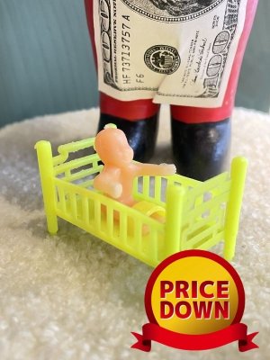 画像:  【期間限定値下げ中！】すくすく育て！赤ちゃん❤P-ベッド　Y【エケコ人形用・小物のみの価格】