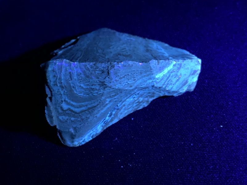 画像2: 光を与えると青を放つ！ 望み通りの変化をもたらす ブルーアンバー　原石D (2)