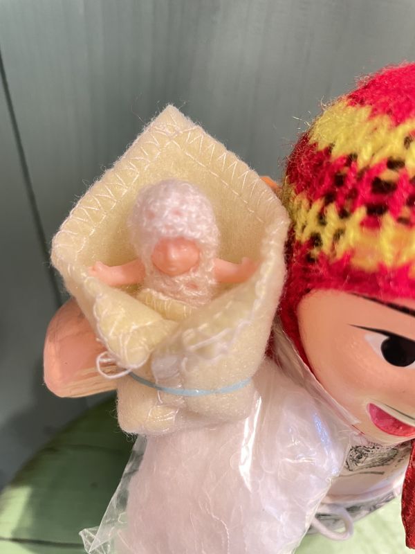 画像: エケコ人形用小物　赤ちゃんが欲しい❤おくるみ　フェルトY【小物のみの価格】