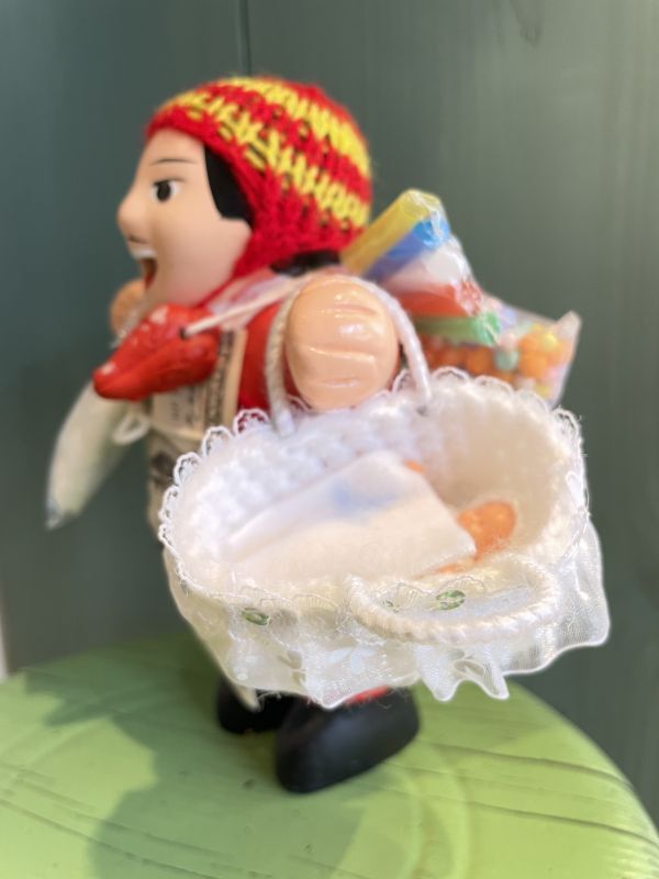 画像: エケコ人形用小物　赤ちゃんが欲しい❤おくるみベッド　白【小物のみの価格】