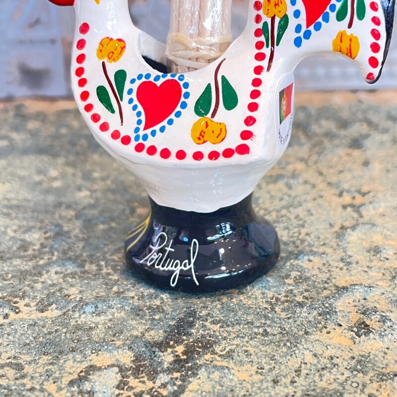 画像: 幸運を呼ぶ♪ポルトガル〜幸せのバルセロスのニワトリ（爪楊枝立て）WH-健康運