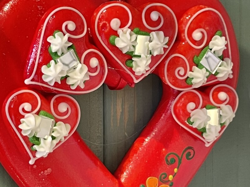 画像: ❤永遠の愛と絆のお守り❤リツィタル 飾り用製菓 壁掛けL オープンハート 〜クロアチア〜