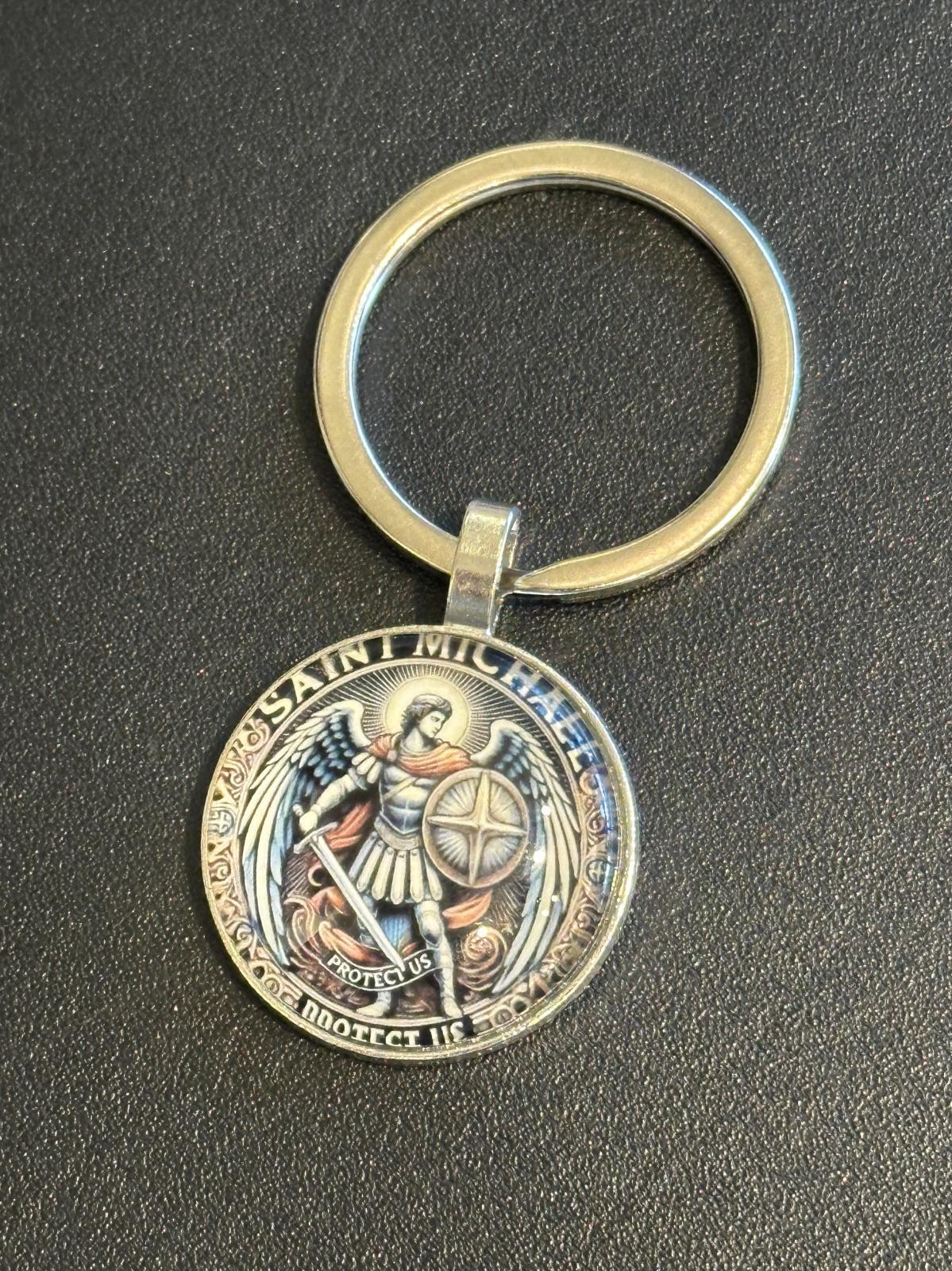 画像1: 守護大天使★聖ミカエルキーリング (1)