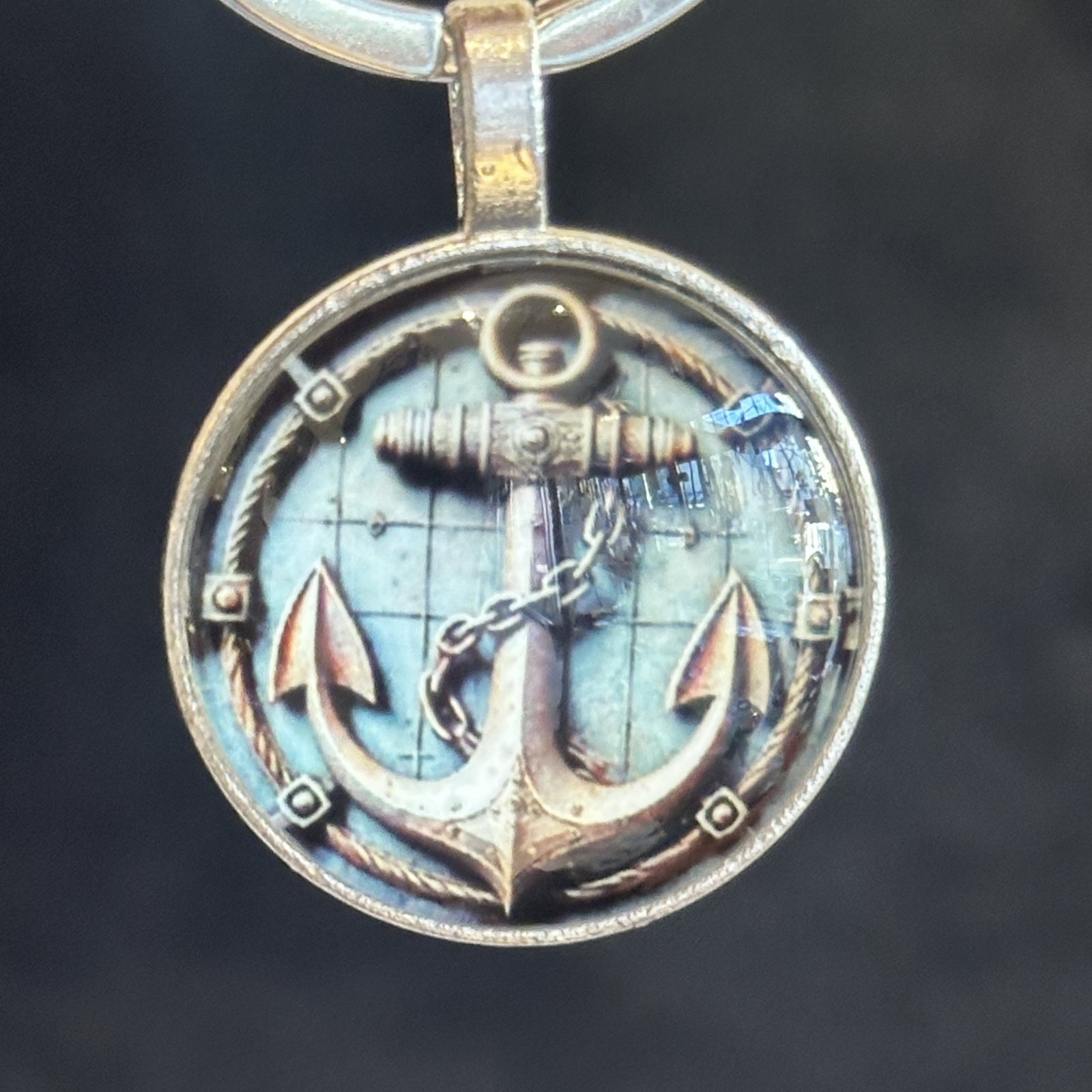 画像2: 人生の荒波に流されない！人との絆を繋ぎ留め離さない！安定した絆を作る！錨（いかり）キーリング (2)