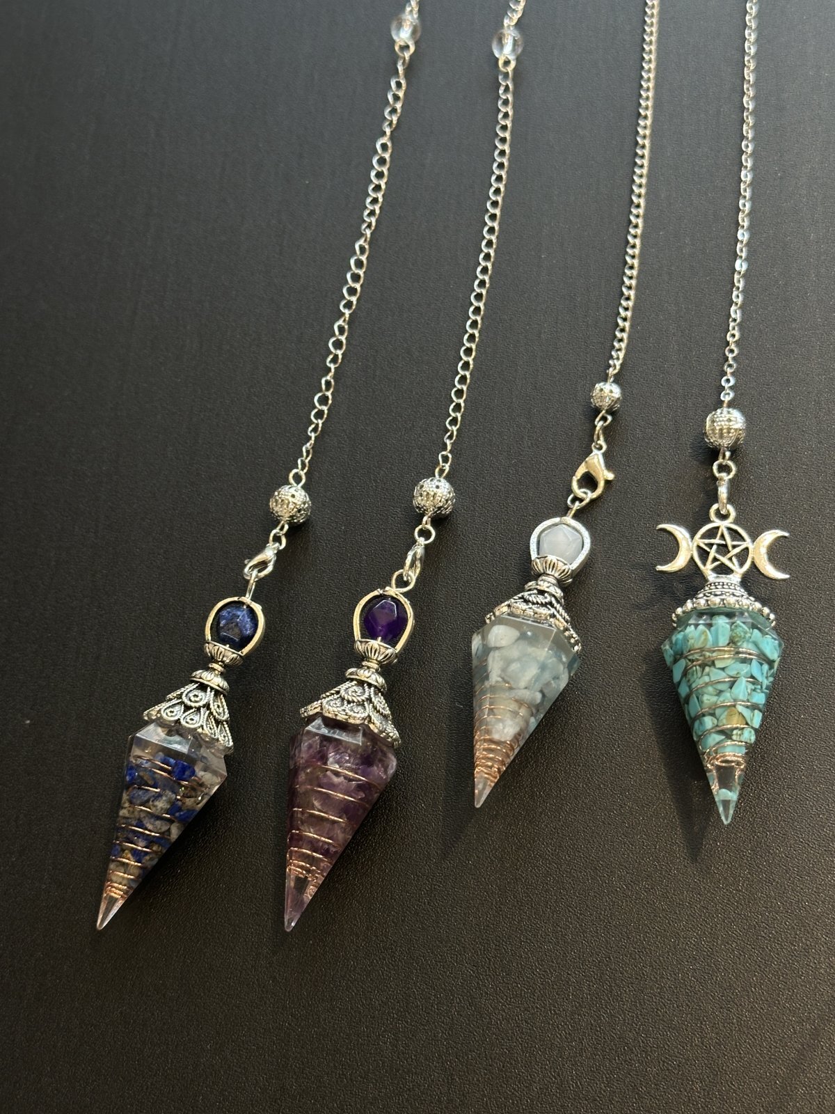 画像11: 気の変換機オルゴナイトinペンデュラム  悩み事の答えを導き出す！幸せな恋愛や結婚をもたらす アクアマリン (11)